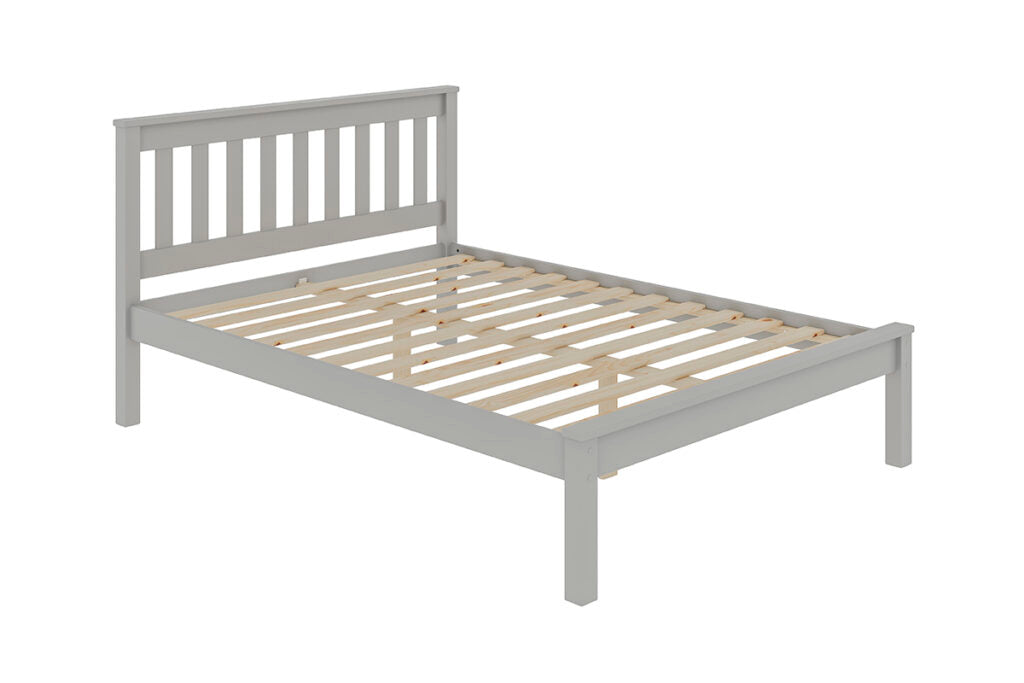 Grey Mission Bed Frame - Wooden