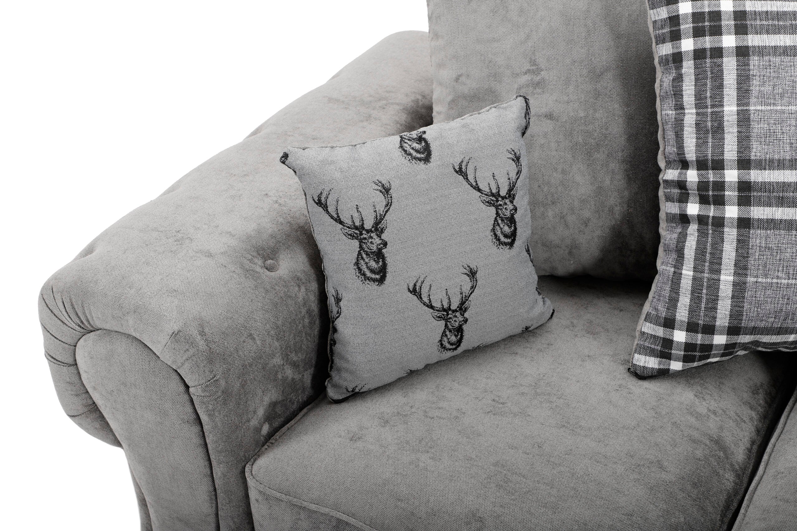 VENEZIA 3+2 SCATTER CUSHIONS – GREY
