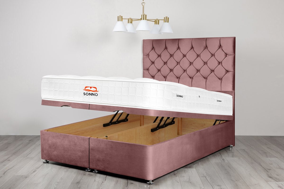 Diamond Chesterfield Ottoman Divan Bed