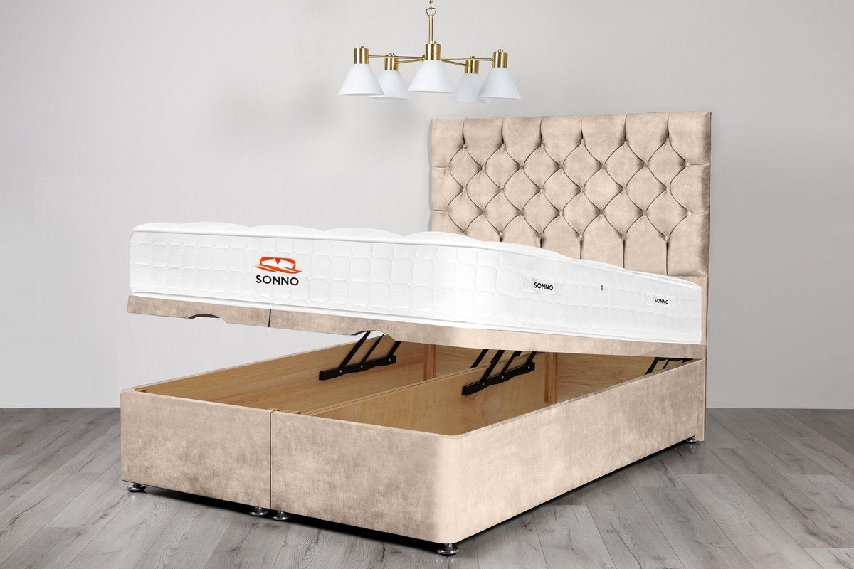 Diamond Chesterfield Ottoman Divan Bed