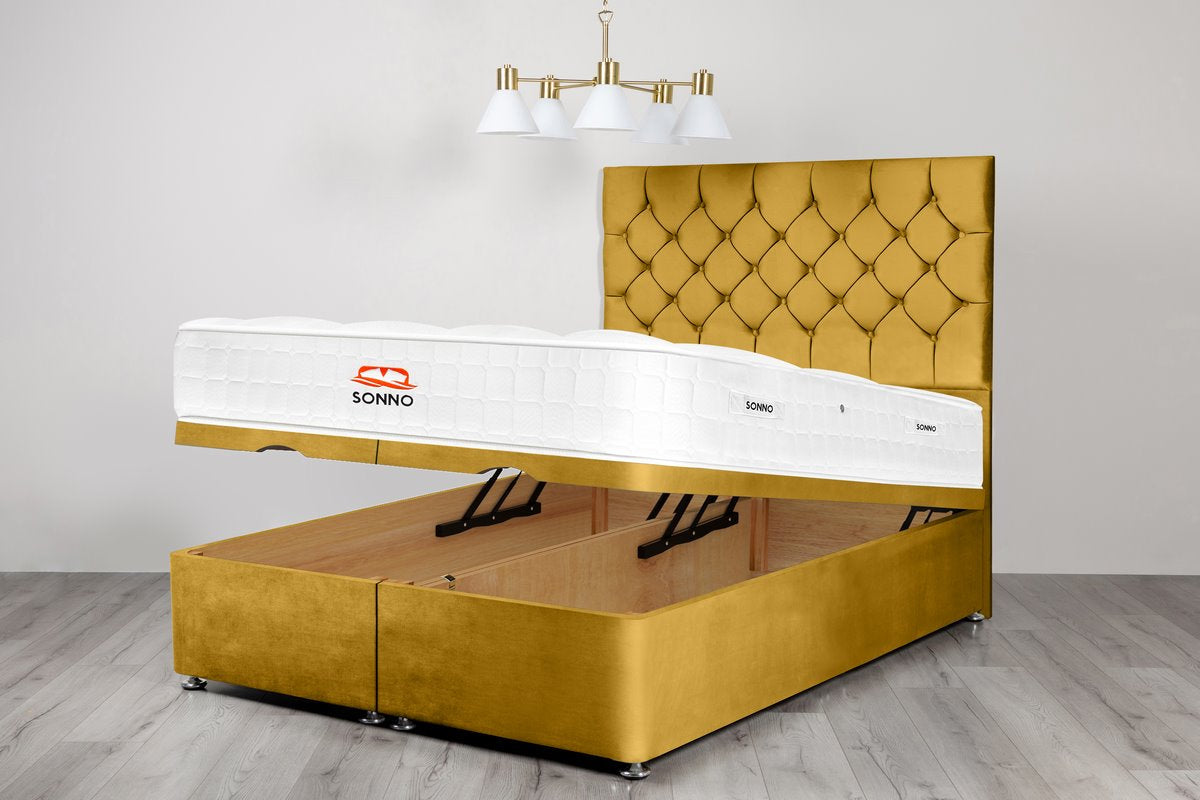 Diamond Chesterfield Ottoman Divan Bed