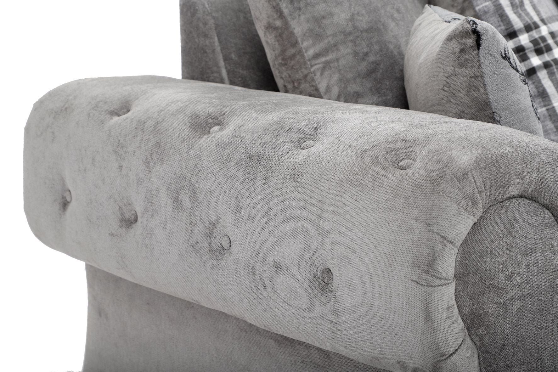 VENEZIA CORNER FULL BACK CUSHIONS – GREY